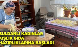 Buldanlı kadınlar kışlık gıda hazırlıklarına başladı