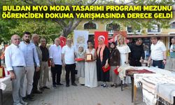 Buldan MYO Moda Tasarımı Programı Mezunu Öğrenciden Dokuma Yarışmasında Derece Geldi