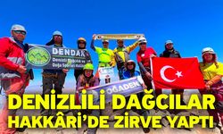 Denizlili dağcılar Hakkâri’de zirve yaptı