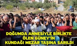 Doğumda annesiyle birlikte ölen Güney'in kundağı mezar taşına sarıldı