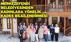 Merkezefendi Belediyesinden kadınlara yönelik KADES bilgilendirmesi