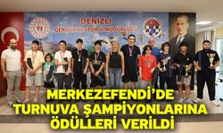 Merkezefendi’de Turnuva Şampiyonlarına Ödülleri Verildi