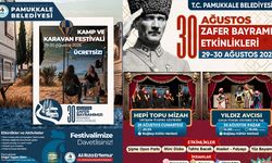 Pamukkale’de Zafer Bayramı Çifte Festivalle Kutlanıyor