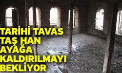 Tarihi Tavas Taş Han ayağa kaldırılmayı bekliyor