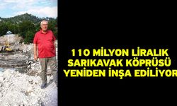 110 Milyon Liralık Sarıkavak Köprüsü Yeniden İnşa Ediliyor