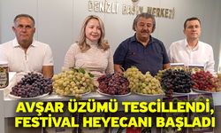 Avşar Üzümü Tescillendi, Festival Heyecanı Başladı