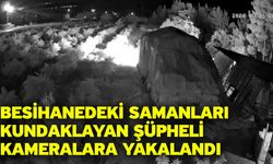 Besihanedeki samanları kundaklayan şüpheli kameralara yakalandı