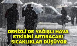 Denizli’de Yağışlı Hava Etkisini Artıracak! Sıcaklıklar Düşüyor