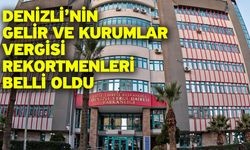 Denizli’nin Gelir ve Kurumlar Vergisi rekortmenleri belli oldu