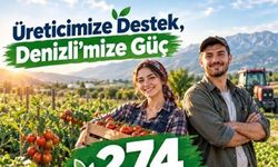 Denizli tarımına 274 milyonluk hibe desteği