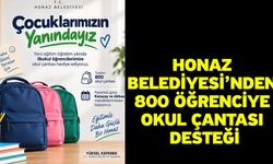 Honaz Belediyesi’nden 800 öğrenciye okul çantası desteği