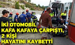 İki Otomobil Kafa Kafaya Çarpıştı, 2 Kişi Hayatını Kaybetti