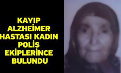 Kayıp Alzheimer Hastası Kadın Polis Ekiplerince Bulundu