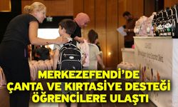Merkezefendi’de Çanta Ve Kırtasiye Desteği Öğrencilere Ulaştı