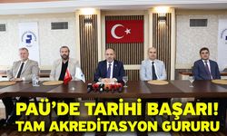 PAÜ’de tarihi başarı! Tam akreditasyon gururu