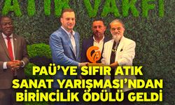 PAÜ’ye Sıfır Atık Sanat Yarışması’ndan Birincilik Ödülü Geldi
