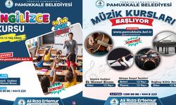 Pamukkale Belediyesi Ücretsiz Müzik Ve İngilizce Kursları Başlıyor