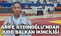 Arife Aydınoğlu’ndan judo Balkan ikinciliği