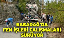 Babadağ’da Fen İşleri Çalışmaları Sürüyor
