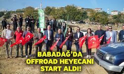 Babadağ’da Offroad Heyecanı Start Aldı!