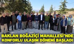 Baklan Boğaziçi Mahallesi’nde konforlu ulaşım dönemi başladı