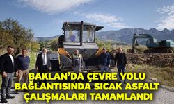 Baklan’da Çevre Yolu Bağlantısında Sıcak Asfalt Çalışmaları Tamamlandı
