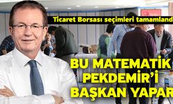Bu Matematik Pekdemir’i Başkan Yapar