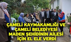 Çameli Kaymakamlığı Ve Çameli Belediyesi Maden Şehidinin Ailesi İçin El Ele Verdi