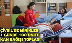 Çivril’de minikler 1 günde 100 ünite kan bağışı topladı