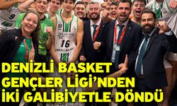 Denizli Basket Gençler Ligi’nden iki galibiyetle döndü