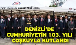 Denizli’de Cumhuriyetin 103. Yılı Coşkuyla Kutlandı