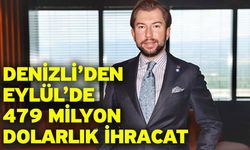 Denizli’den Eylül’de 479 Milyon Dolarlık İhracat