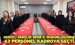 Denizli Gençlik Spor İl Müdürlüğünde 43 personel kadroya geçti