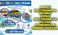 Denizli Halı Yıkamada Devrim! Özpak Halı Yıkama ile Hijyen Standartları Yeniden Yazılıyor!