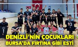 Denizli’nin çocukları Bursa’da fırtına gibi esti