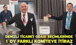 Denizli Ticaret Odası Seçimlerinde 1 Oy Farklı Komiteye İtiraz