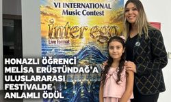 Honazlı Öğrenci Melisa Erüstündağ’a Uluslararası Festivalde Anlamlı Ödül