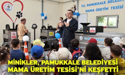 Minikler, Pamukkale Belediyesi Mama Üretim Tesisi’ni Keşfetti