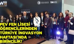 PEV Fen Lisesi Öğrencilerinden Türkiye İnovasyon Haftası’nda Birincilik!