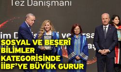 Sosyal ve Beşerî Bilimler Kategorisinde İİBF’ye Büyük Gurur