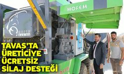 Tavas'ta üreticiye ücretsiz silaj desteği
