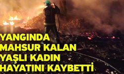 Yangında mahsur kalan yaşlı kadın hayatını kaybetti