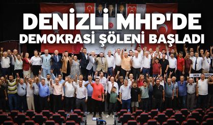 Denizli MHP'de demokrasi şöleni başladı