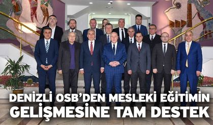 Denizli OSB’den mesleki eğitimin gelişmesine tam destek