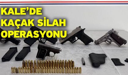 Kale’de kaçak silah operasyonu