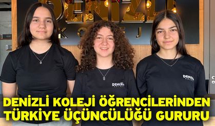 Denizli Koleji Öğrencilerinden Türkiye Üçüncülüğü Gururu