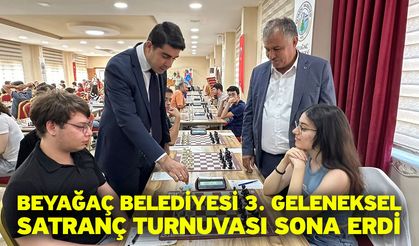 Beyağaç Belediyesi 3. Geleneksel Satranç Turnuvası sona erdi