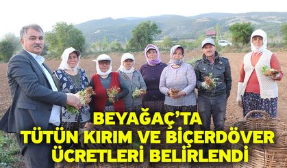 Beyağaç’ta tütün kırım ve biçerdöver ücretleri belirlendi
