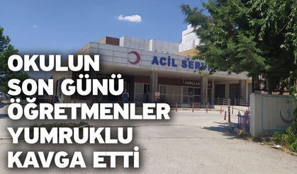 Okulun Son Günü Öğretmenler Yumruklu Kavga Etti