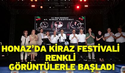 Honaz’da Kiraz Festivali renkli görüntülerle başladı